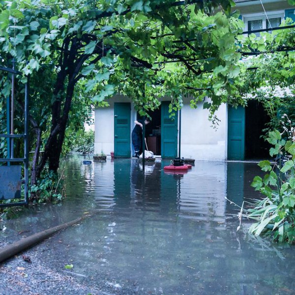 Inondation à Digne-les-Bains