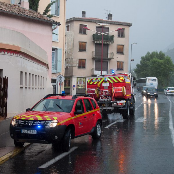 Inondation à Digne-les-Bains