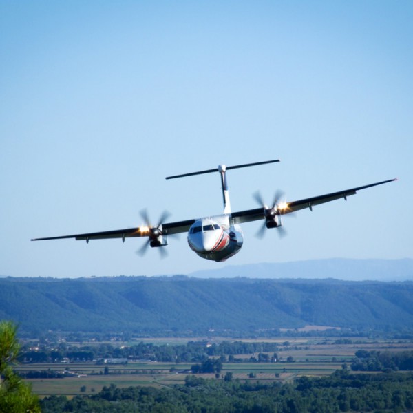 Intervention d'un Dash 8, à Ganagobie