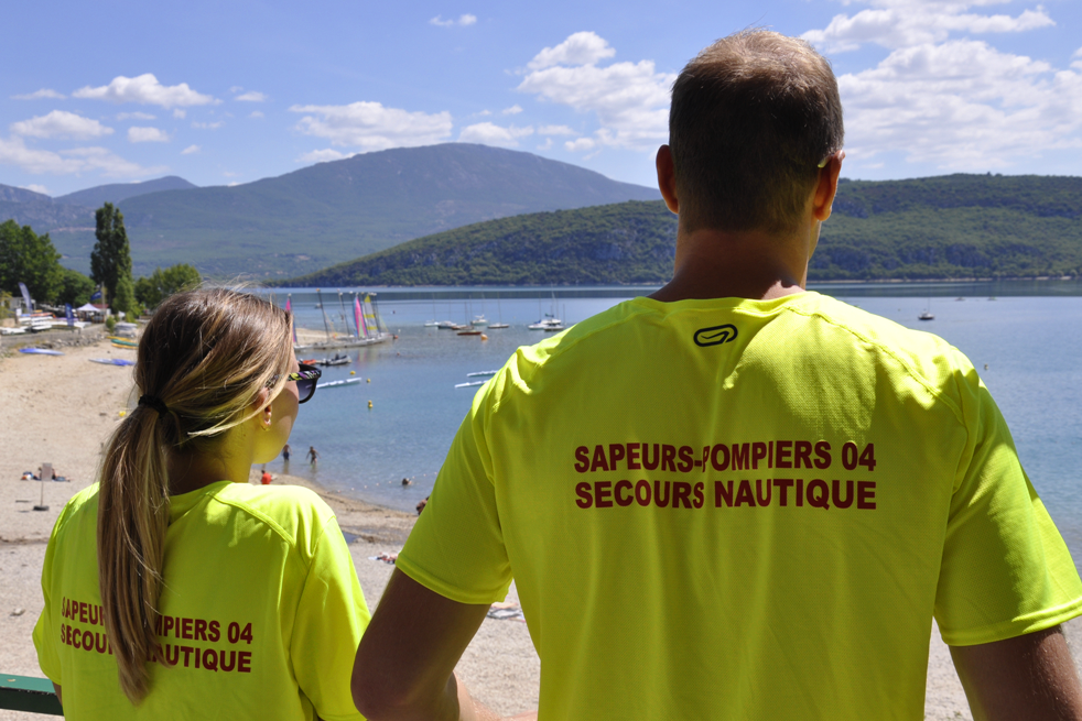 T shirt sapeur sales pompier jaune fluo